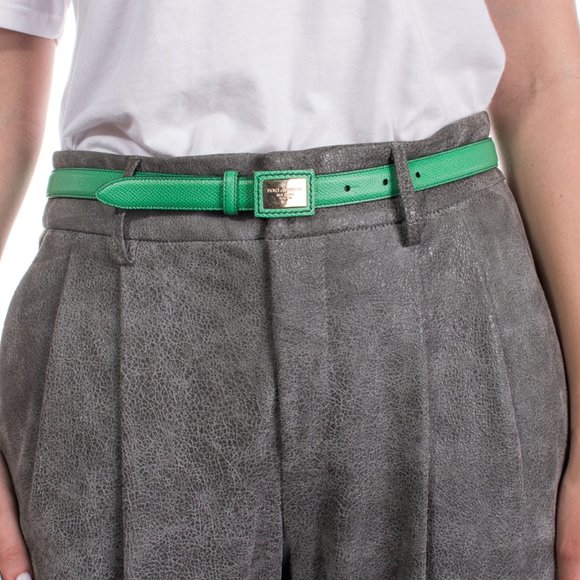 DOLCE & GABBANA GREEN CLASSIC BELT | WOMENS SIZE 80CM main image 6